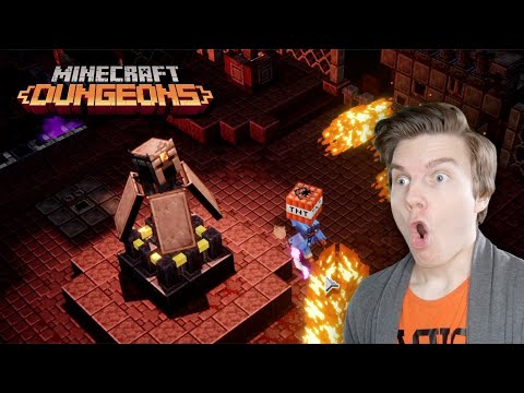 Eine Netherfestung voller Loot |  Minecraft Dungeons Flame Of The Nether #29