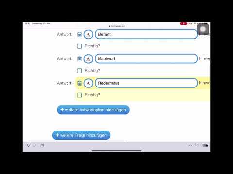 LearningApps erstellen 1 - Eigene neue LearningApp gestalten