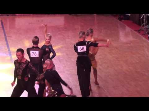 Latin Kvartal Cup 2017 World Open Latin 1/4 Samba Dmitry Kliuchnikov - Anastasia Pristinskaya