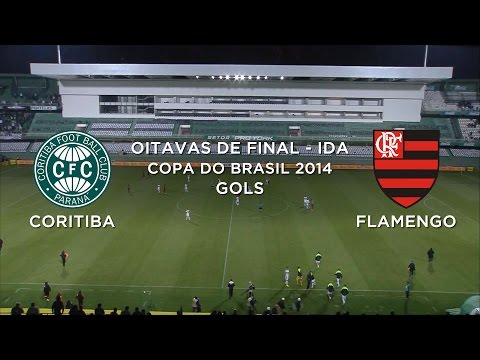 Gols - Coritiba-PR 3 x 0 Flamengo-RJ - Copa do Brasil 2014 - 27/08/2014