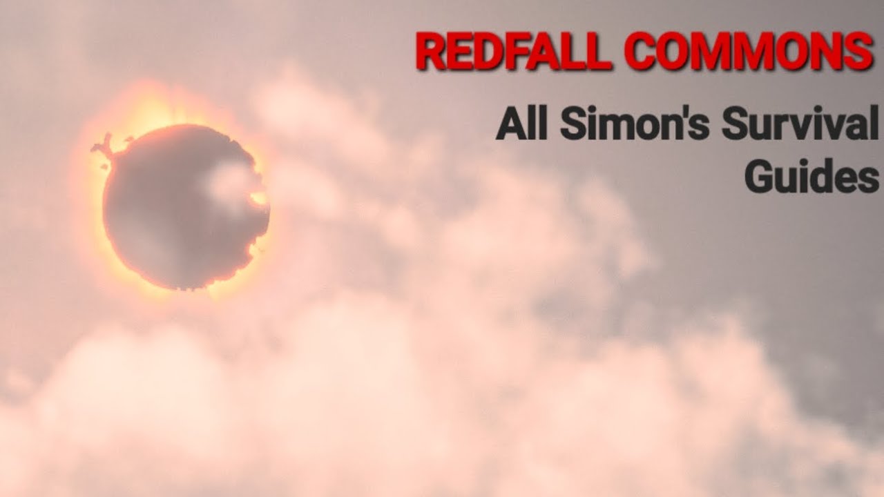 REDFALL Simon's Survival Guide Locations (Redfall Commons)
