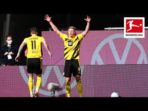 Monstrous Sprint! Erling Haaland scores a brace for Borussia Dortmund against VfL Wolfsburg