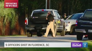 1 officer killed, 4 others injured after shooting in Florence, SC