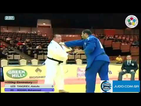 Judo Grand Prix Abu Dhabi 2011 +100kg TANGRIEV (UZB)-RODAKI (IRI)