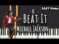 Michael Jackson Beat It Easy Piano Piano Tutorial Sheet