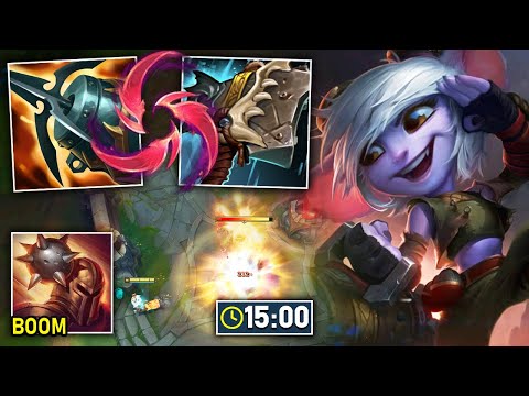 Tristana but I have Hullbreaker and take your inhib at 15 minutes