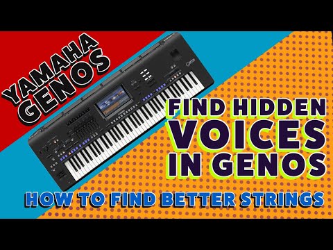 Yamaha Genos - Where to find better strings and other voices