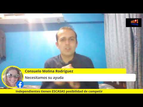INDEPENDIENTES SIN POSIBILIDAD por trabas en el sistema