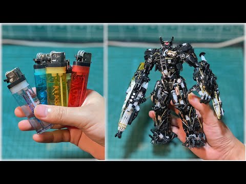 Make Shockwave (TRANSFORMERS) From Lighters #handmade #craft #transformers 