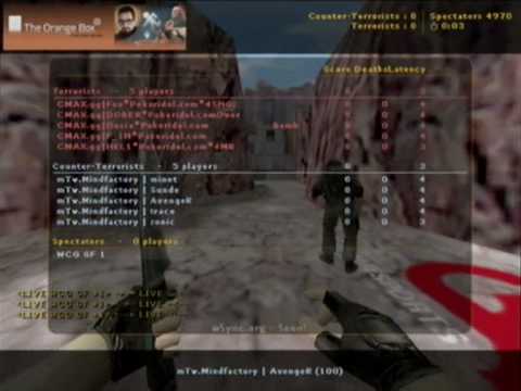 [WCG 2009 Grand Final - Counter-Strike - de-nuke Map2]  mtw vs cmax