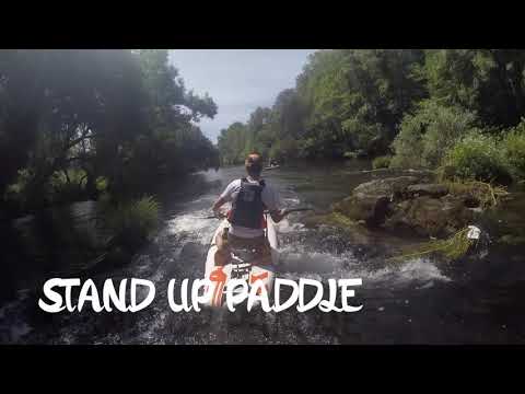 Paddle surf sul fiume Vez
