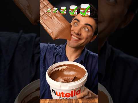 Small, Big, Giant Nutella Bucket 🪣 Challenge Part 2