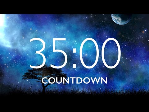 35 Minute Timer with Relaxing Music and Alarm 🎵⏰