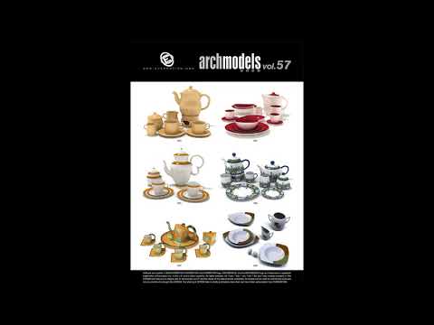 [Download] Evermotion – Archmodels vol  57  find cups, plates, glasses
