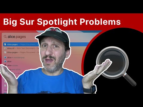 Dealing With Big Sur Spotlight Previews and Other Problems