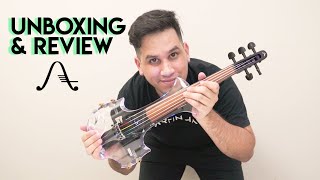 Video thumbnail for Violín eléctrico AURORA con LUCES LED 😱 Unboxing & review 📦 by Martin Hart Music