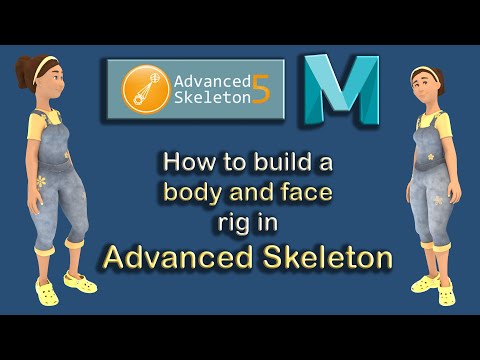 How to Build a Body and Face Rig in Advanced Skeleton