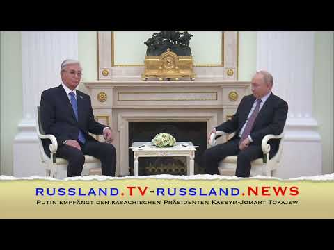 Putin empfängt den kasachischen Präsidenten Kassym Jomart Tokajew