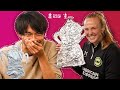 Kaoru Mitoma & Zoe Morse Take On The Tin Foil FA Cup Challenge 🏆✂️