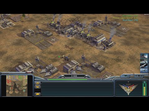USA Air Force - Command & Conquer Generals Zero Hour - 3 vs 3 HARD Gameplay