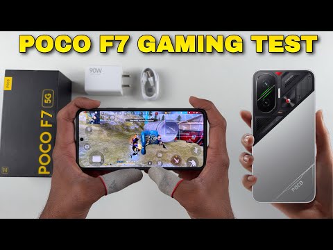 Poco f7 review and gaming test snapdragon 8s Gen 4 7550mAh 120hz super smooth 