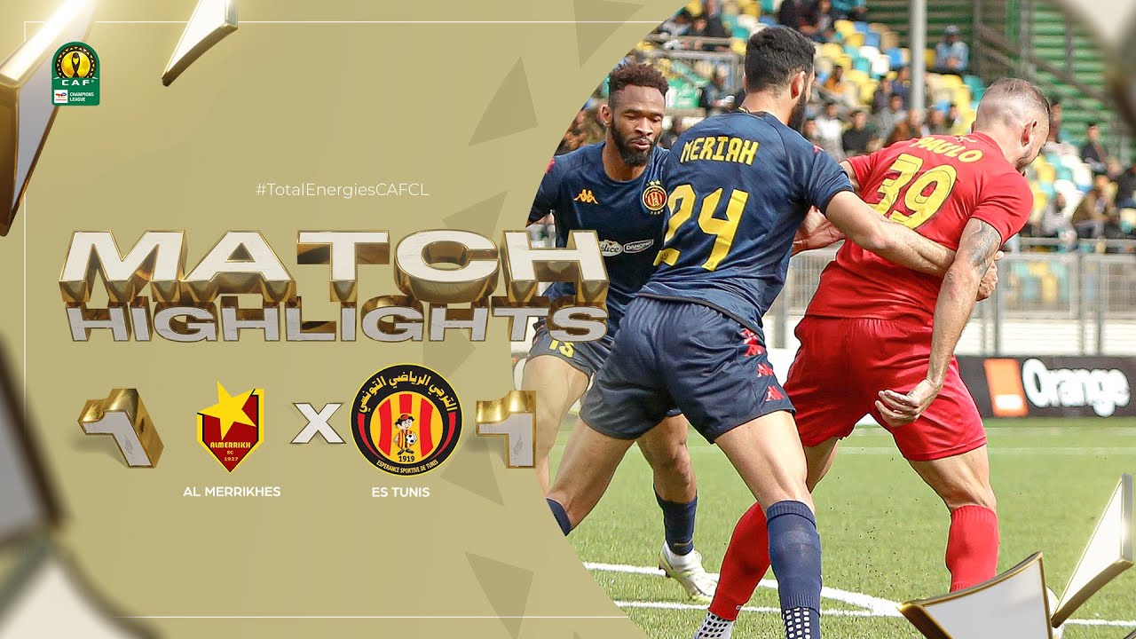 CAF Champions league | Groupe D : Al Merrikh 1-1 ES Tunis