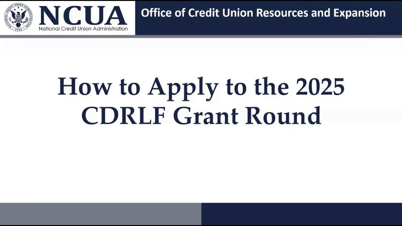 How to Apply to the 2025 CDRLF Grant Round