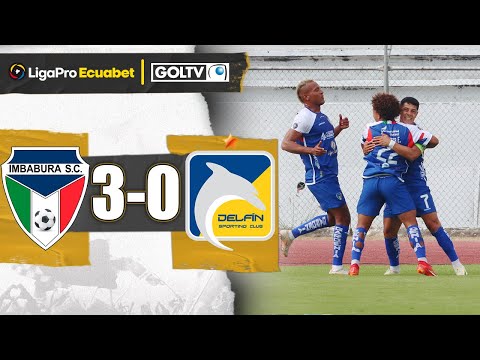 PARTIDAZO Y TRIUNFO de IMBABURA | Imbabura 3-0 Delfín | LigaPro 2024