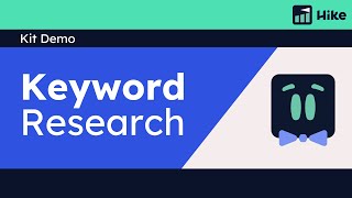 Kit Demo - Keyword Research