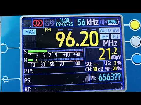 Sporadic E - 96.2 MHz SBA Saudia Radio Jeddah 2616 km from QTH -  09/07/2025