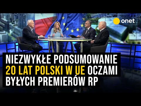 Trzech premierów o 20 latach polski w UE - przeszłość, teraźniejszość, przyszłość