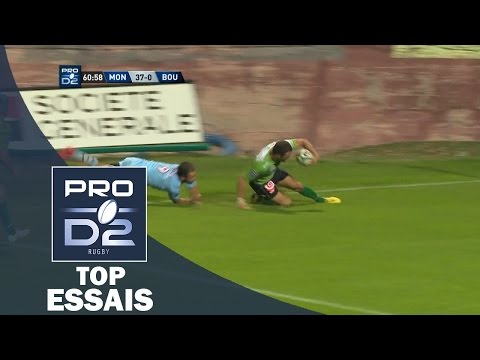 TOP Essais de la J6 – PRO D2 – Saison 2016-2017