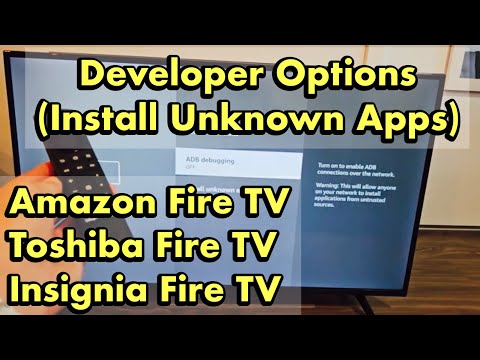Amazon Fire TV's: Locate Developer Options | Install Unknown Apps / ADB Debugging
