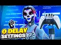 NEW Console 0 DELAY Controller SETTINGS + Sensitivity in Fortnite Chapter 5