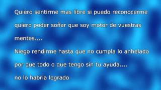 Sueños por cumplir  (letra)