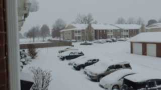 preview picture of video 'Snow!! Snow!! Rogers,AR'