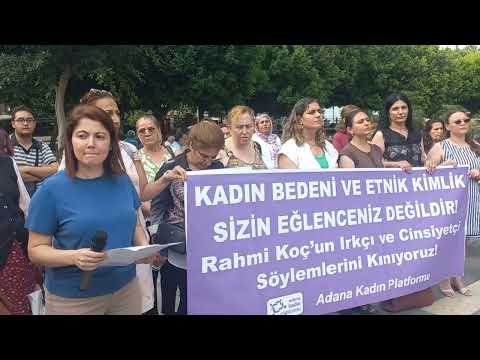 Adana Kadın Platformu, Rahmi Koç'un Irkçı ve Cinsiyetçi Söylemlerini Kınayan Bir Açıklama Yaptı. 