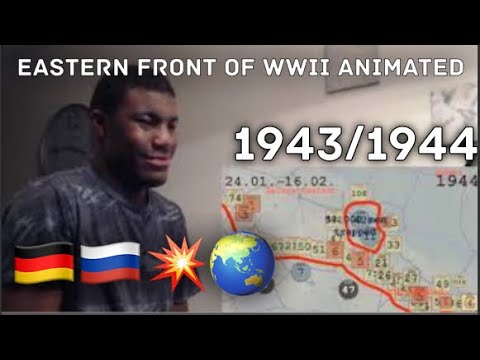 Eastern Front of WWII Animated: 1943/1944 Reaction