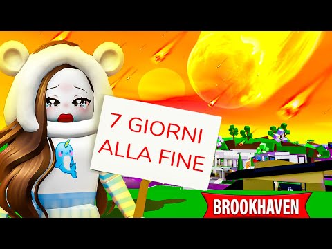7 GIORNI ALLA FINE DI BROOKHAVEN ROBLOX!