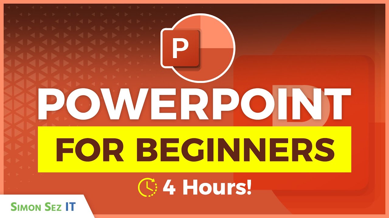 Microsoft PowerPoint for Beginners: 4-Hour Training Course in PowerPoint 2021/365