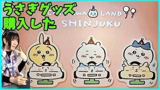 ちいかわランド新宿でグッズ買ってきたってだけの動画【うさぎ好き】