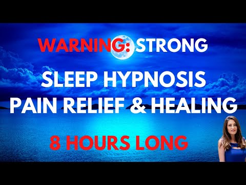 8-Hour Hypnosis for Pain Relief and Full Body Relaxation (Black Screen)