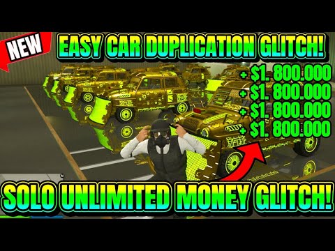 *AFTER PATCH* ✅EASY SOLO CAR DUPLICATION GLITCH IN GTA ONLINE! (UNLIMITED MONEY GLITCH)