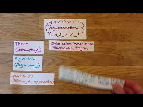 Argumentation (These - Argument - Beispiel)