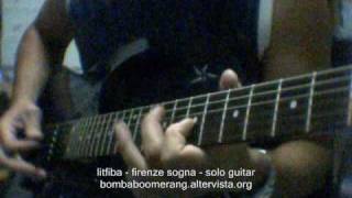 litfiba - firenze sogna - solo di chitarra guitar
