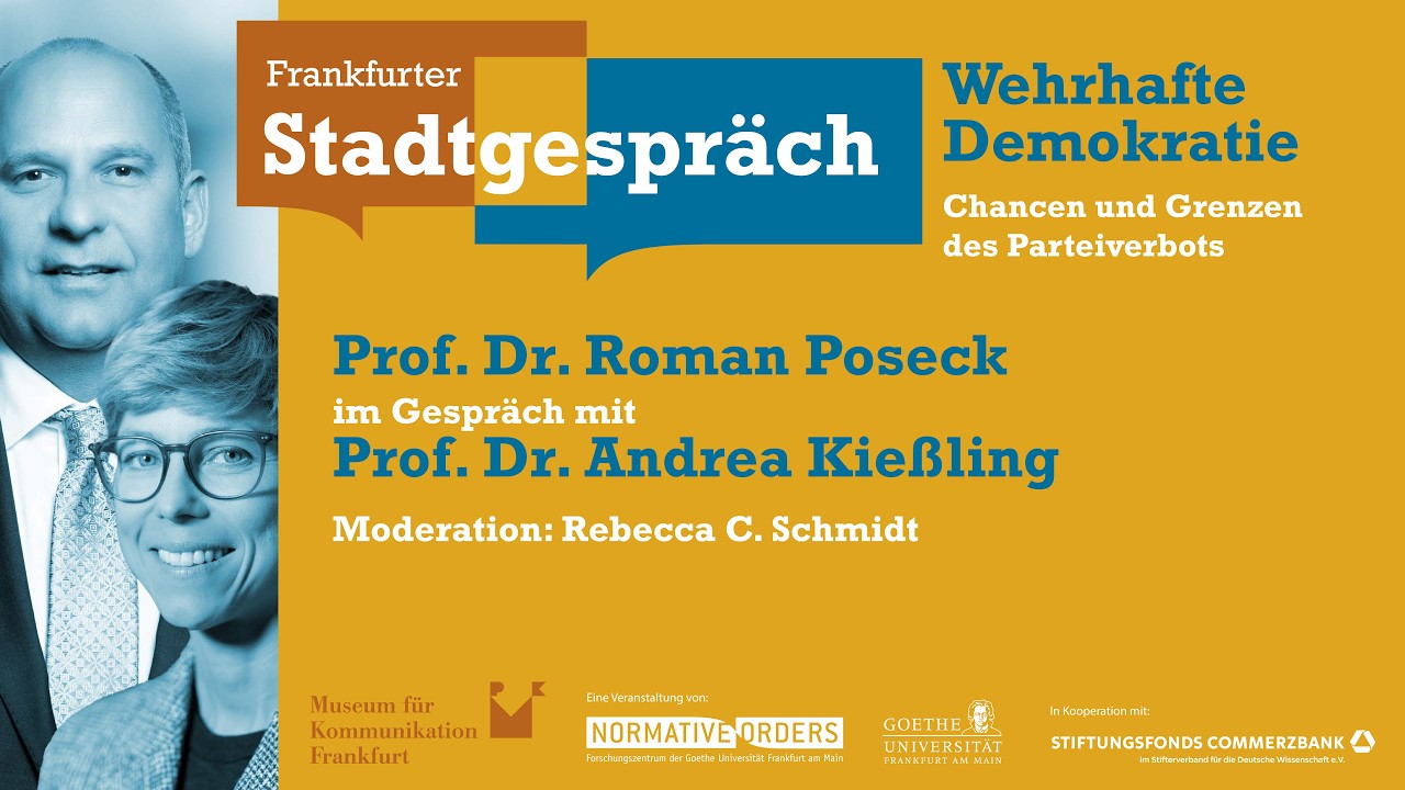 Wehrhafte Demokratie: Chancen und Grenzen des Parteiverbots | Frankfurter Stadtgespräch