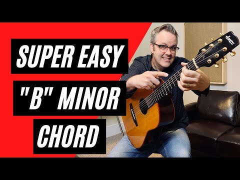 EASY B MINOR CHORD | Easy Beginner Guitar Lesson