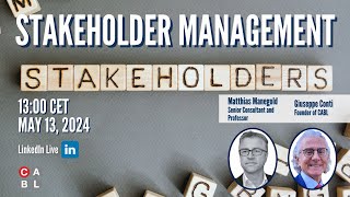 Linkedin live: Stakeholder Management with Matthias Manegold