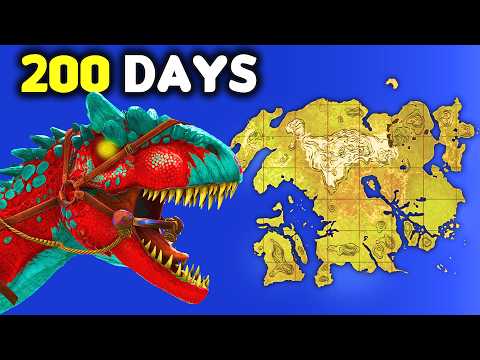 I Played 200 Days on The Lost Island Here's What Happened... [Ark Survival Evolved]