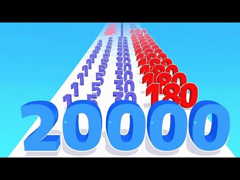 NUMBER MASTER: Number Merge Run: Merge Master Gameplay Walkthrough Android iOS (Math Games) Part 2